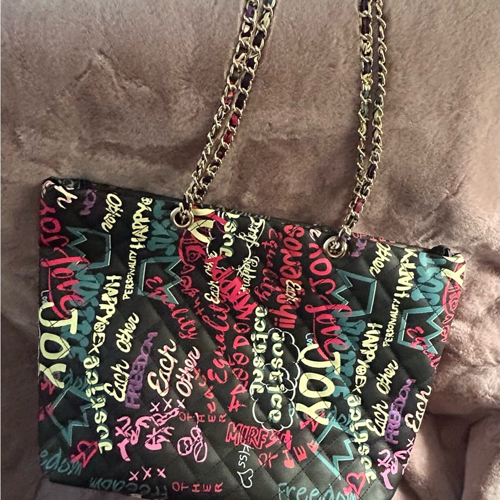 NWT vegan leather shoulder bag purse